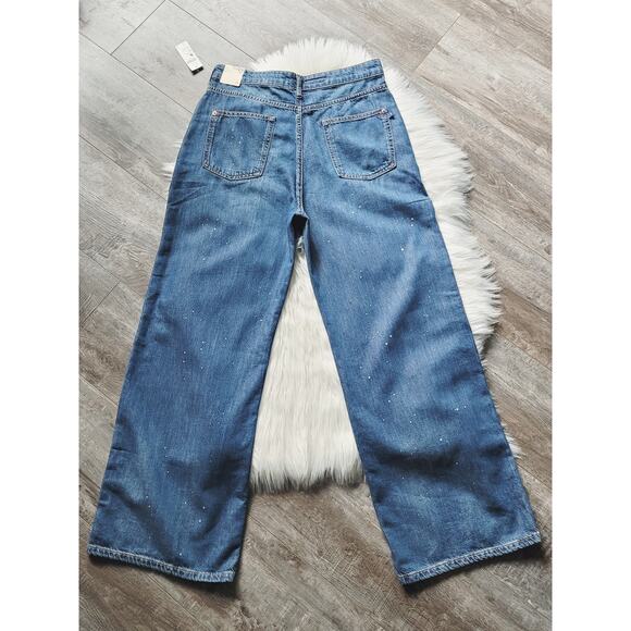 NWT Pilcro Annie Wide-Leg Jeans - 30 Waist - Picture 6 of 11